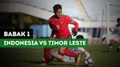Berita video highlights babak 1 kualifikasi Piala Asia U-19, Indonesia vs Timor Leste di Korea Selatan.