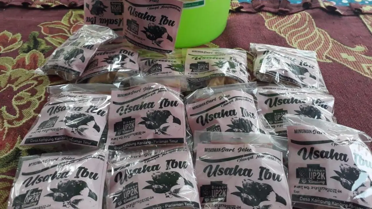 Industri Jamu Jahe di Desa Wisata Kampung Kandang