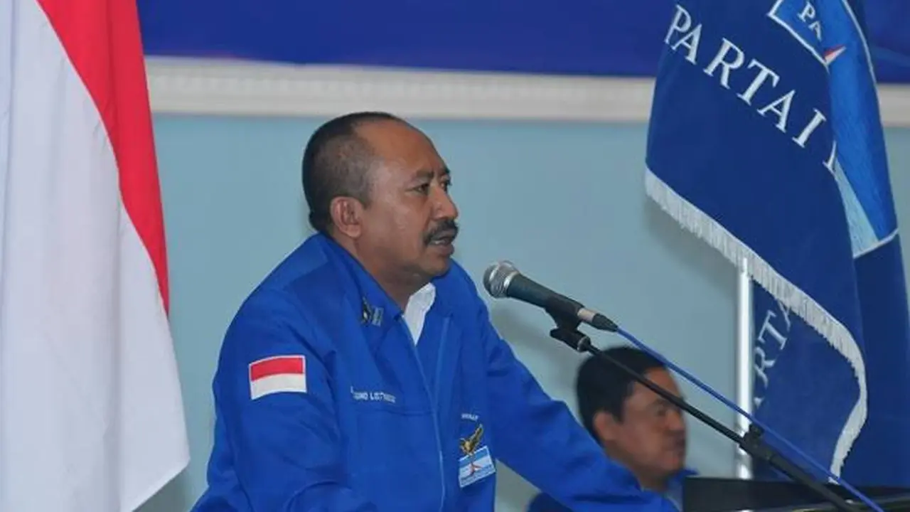 Ketua DPC Partai Demokrat Kabupaten Mojokerto, Ayub Busono. (Dian Kurniawan/Liputan6.com)