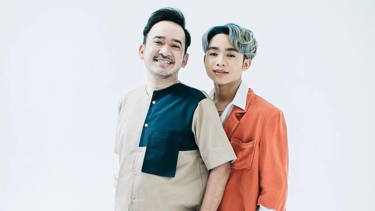 Ruben Onsu dan Betrand Peto. (Foto: Dok. Instagram @betrandpetoputraonsu)