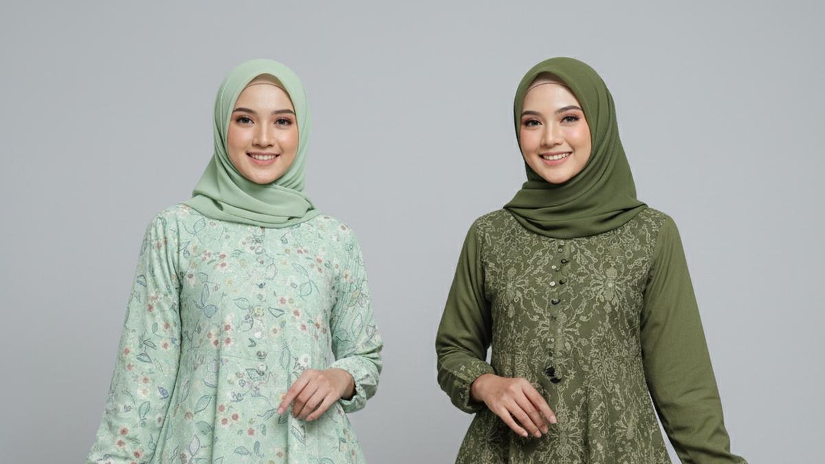 15 Model Gamis Batik Flowy Kain Ringan untuk Aktivitas Harian yang Stylish di 2026