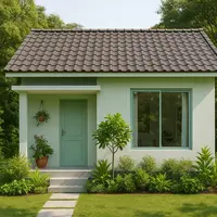 Gambar Rumah Sederhana Ukuran 6x9 di Kampung, Padukan Keindahan dan Fungsionalitas (Foto: ChatGPT)