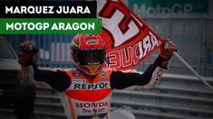 Pebalap Repsol Honda, Marc Marquez jadi yang tercepat pada MotoGP Aragon, Minggu (24/9/2017)