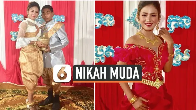 VIDEO: Viral Pernikahan Dini Beda 7 Tahun di Kamboja