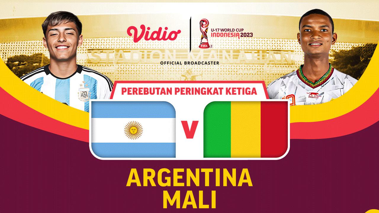 Jadwal dan Live Streaming Perebutan Juara 3 Piala Dunia U-17: Argentina vs Mali di Vidio