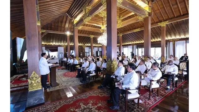 6 Potret Pembekalan Calon Menteri Prabowo di Hambalang, Raffi Ahmad Tak Terlihat