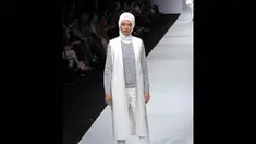 Label busana Muslim Etu tampil di hari pertama Jakarta Fashion Week, Sabtu (1/11/2014). (Liputan6.com/Panji Diksana)