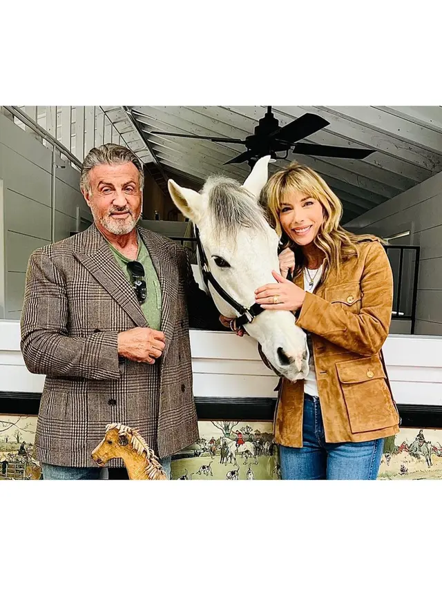 Sylvester Stallone dan Jennifer Flavin. (Foto: Instagram officialslystallone)