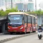 Bus Transjakarta (Liputan6.com/Helmi Fithriansyah)