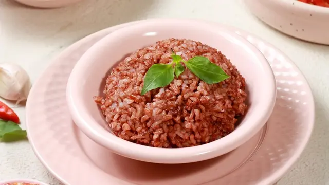 nasi uduk beras merah