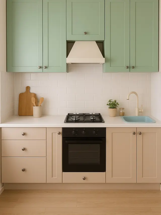 Model Dapur Rumah Type 36 Sederhana dengan Kabinet Gantung