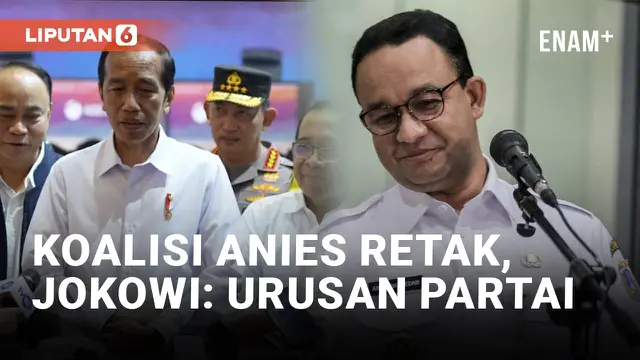 Tanggapan Jokowi Terhadap Duet Anies-Cak Imin yang Bikin Koalisi 'Bergoyang'