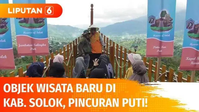 Liburan akhir tahun, objek wisata Pincuran Puti di Kabupaten Solok Sumatera Barat, jadi incaran wisatawan. Baru dibuka untuk umum, Pincuran Puti menyuguhkan spot indah berlatar belakang panorama Bukit Jorong Kayu Bajangguik untuk berfoto.
