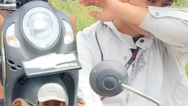 Kolase Pelaku Eksibisionis yang Viral di Medsos. (Jumat, 12/09/2024). (Istimewa).