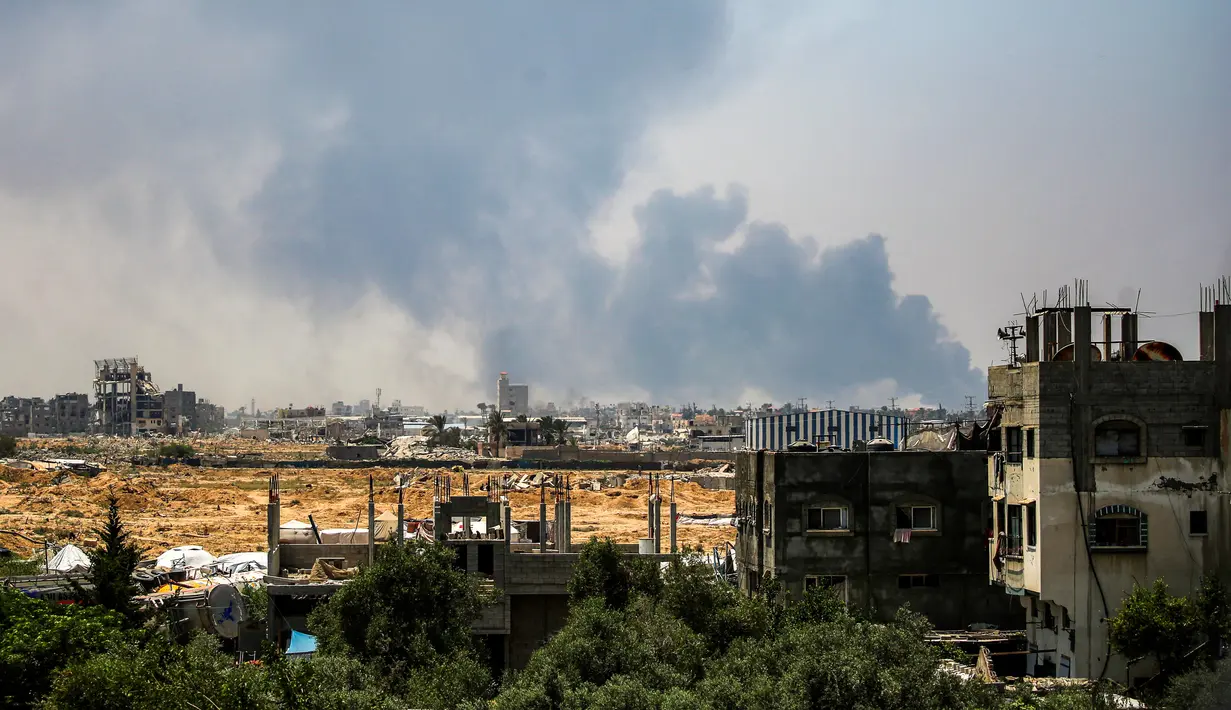 Otoritas Gaza juga mencatat ada 99 warga Palestina tewas dan lebih dari 650 orang terluka ketika mencoba mendapatkan bantuan kemanusiaan dalam 24 jam terakhir. (Eyad BABA/AFP)