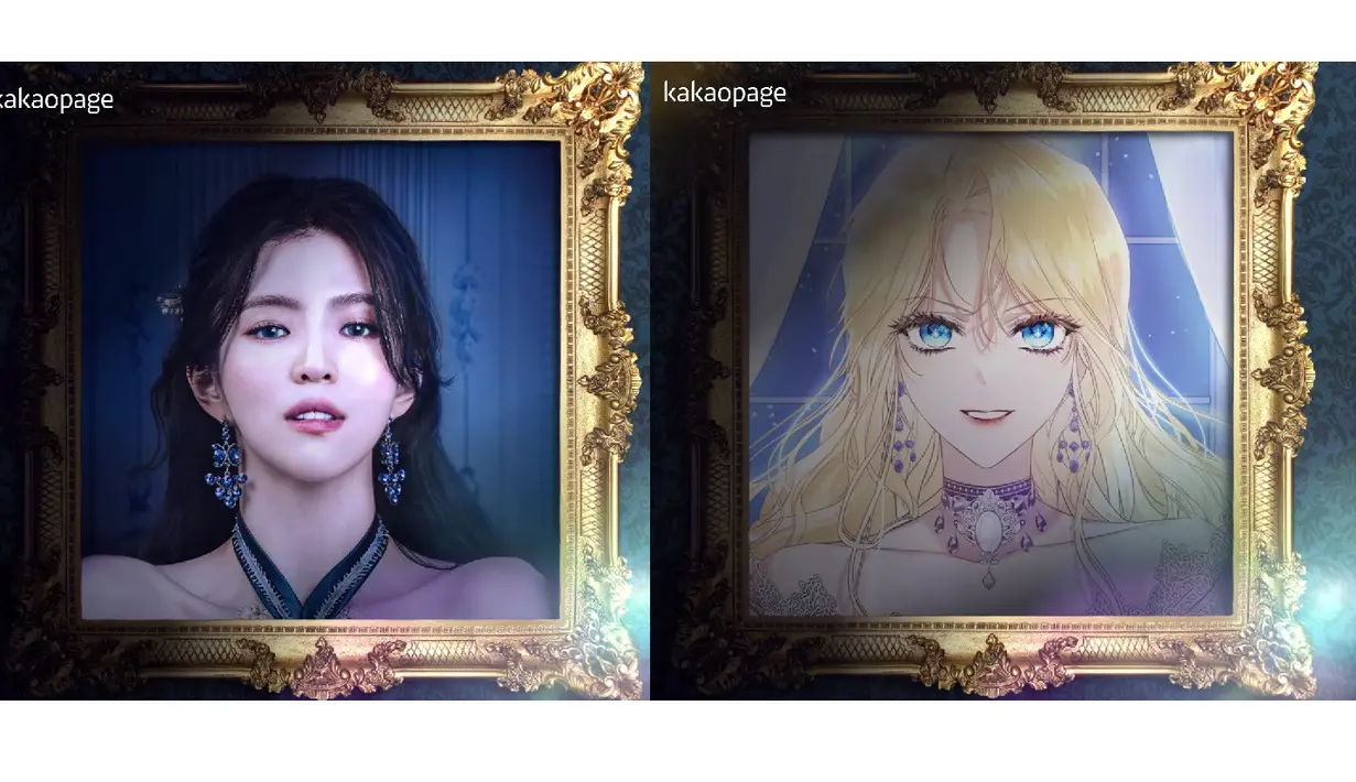 Han So Hee dalam teaser webtoon The Villainess Is A Marionette. (Foto: YouTube/ 카카오페이지)