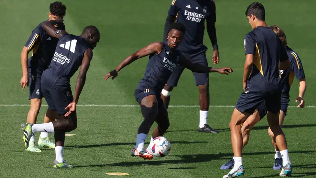 Latihan Liga Spanyol Real Madrid vs Osasuna