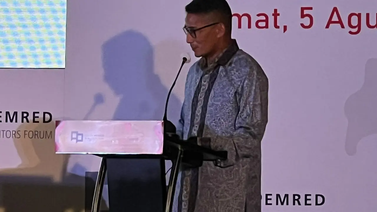Politisi Gerindra sekaligus Menteri Pariwisata dan Ekonomi Kreatif (Menparekraf) Sandiaga Uno