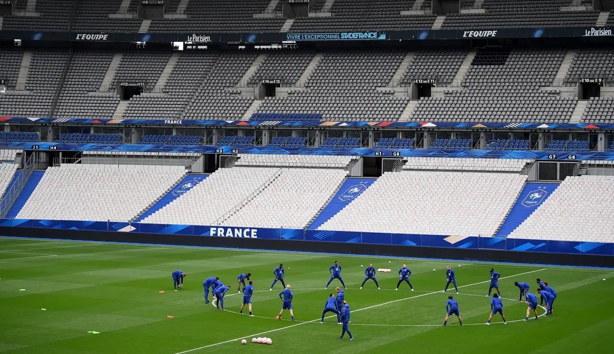 <p>Belanda akan menghadapi Prancis di Stade De France dalam pertandingan kualifikasi Euro 2024, Sabtu (25/3/2023) pukul 02.45 WIB. (AFP/Franck Fife)</p>