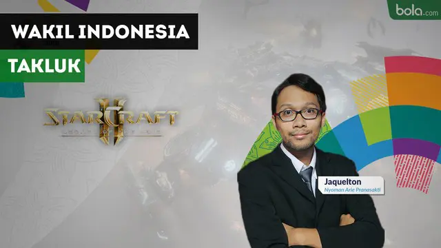 Wakil Indonesia di gim Starcraft 2, Nyoman Arie, gagal melangkah ke babak semifinal E-Sports Asian Games 2018.