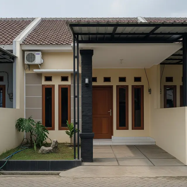 9 Model Tiang Teras Rumah yang Estetik