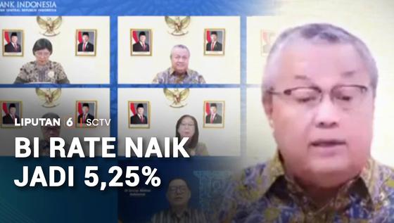 BI Naikkan Suku Bunga Acuan Jadi 5,25 Persen