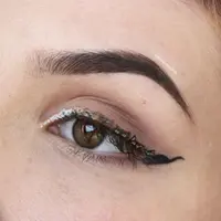 Lukisan kelopak mata, bertema Cat Eyeliner. (via: boredpanda.com)