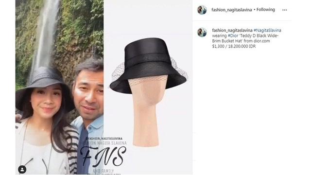 7 Koleksi Topi Nagita Slavina Ini Ditaksir Capai Puluhan Juta, Bikin Geleng Kepala