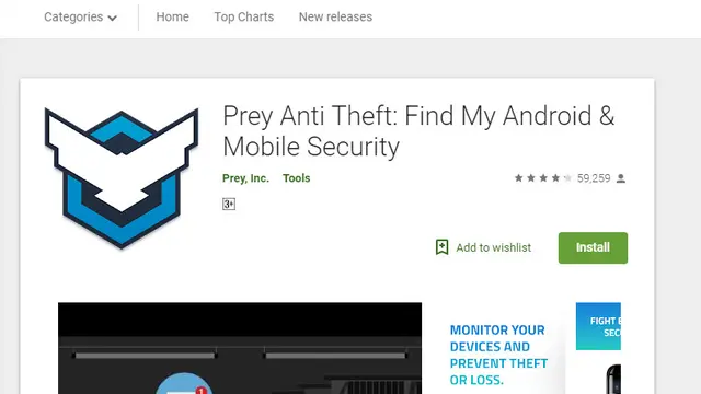 Aplikasi Prey Anti Theft