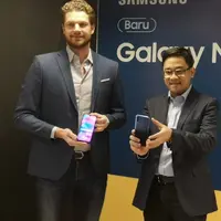Peluncuran Samsung Galaxy M30. Liputan6.com/Agustinus Mario Damar
