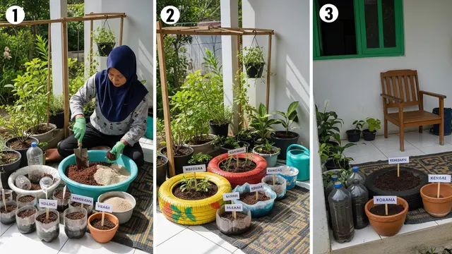 Cara Membuat Kebun Bumbu Dapur di Teras