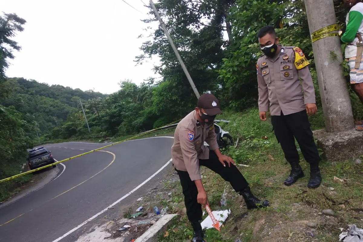 Heboh temuan mayat hangus terbakar di perbukitan Maros (Liputan6.com/Fauzan)