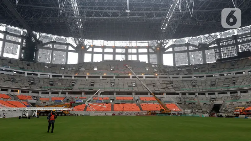 FOTO: Perkembangan Pembangunan Jakarta International Stadium