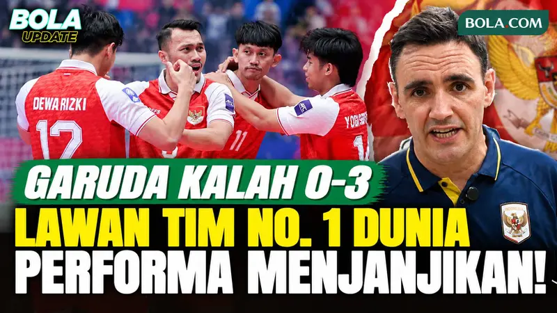 Hector Souto Nilai Performa Timnas Futsal Indonesia Menjanjikan meski Kalah 0-3 dari Brasil, Tim Nomor 1 Dunia