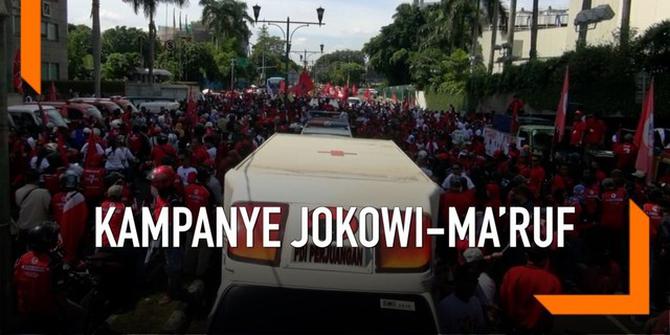 VIDEO: Pendukung Jokowi-Ma'ruf Padati Bundaran HI