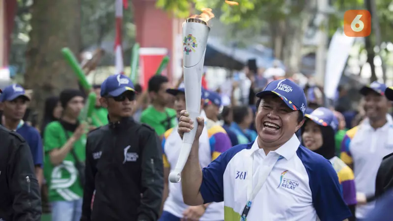 Ellyas Pical Torch Relay Bogor