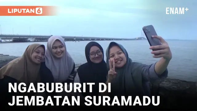 Menikmati Sensasi Ngabuburit di Jembatan Suramadu