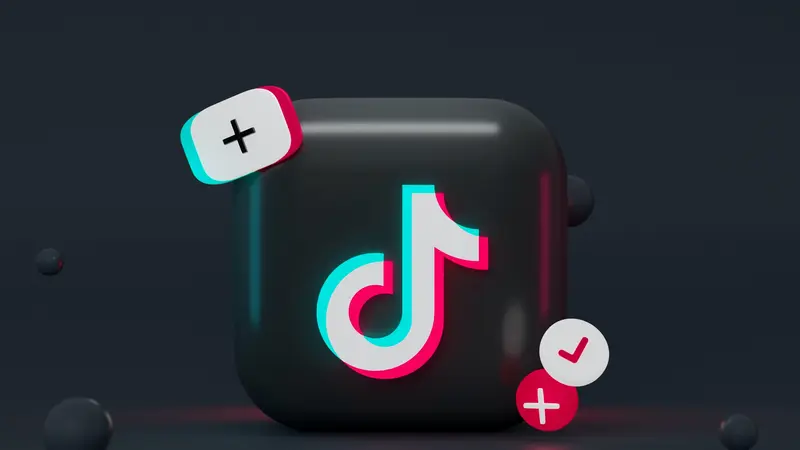 Render 3D Logo TikTok