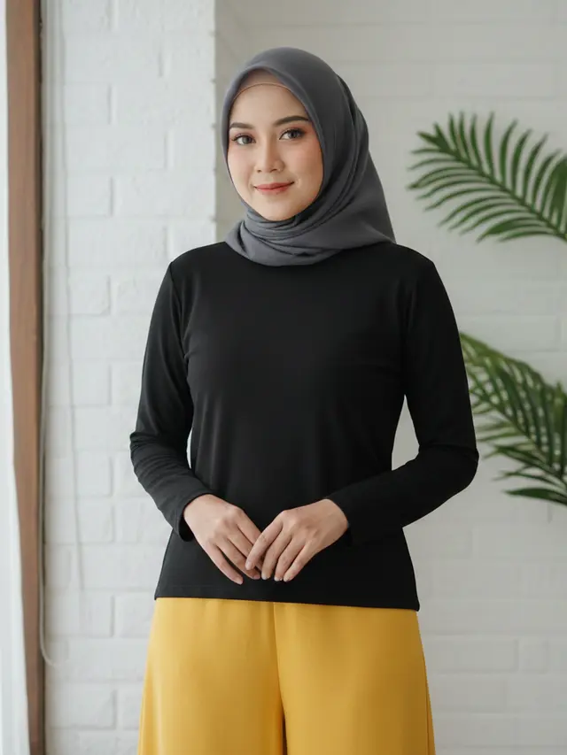 Model Atasan Wanita yang Cocok untuk Bahu Lebar (Foto: Gemini AI)