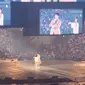 Park Bo Gum jadi tamu spesial di konser IU pada 10 Maret 2024 di Seoul. (Tangkapan layar Youtube 만숑이 )