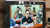 Wakil Menteri BUMN Kartika Wirjoatmodjo dalam Rapat Kerja dengan Komisi VI DPR RI, Senin (7/6/2022).