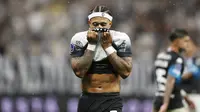 Penyerang Corinthians, Memphis Depay. (Bola.com/Dok.AFP/Miguel Schincariol).