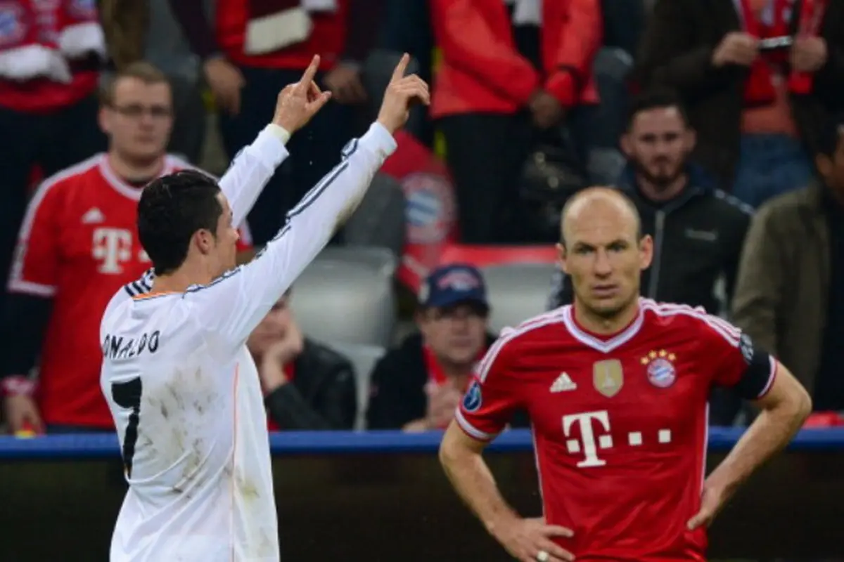 Cristiano Ronaldo dan Arjen Robben
