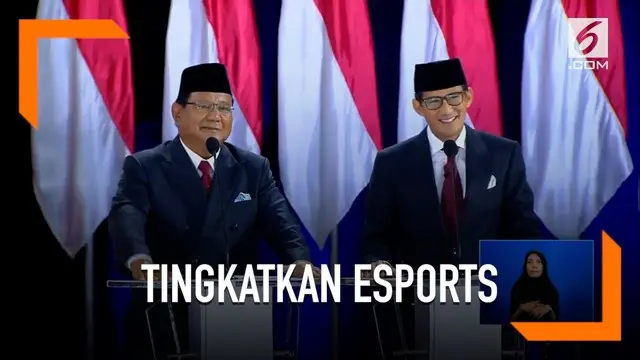 Ditanya tentang cara meningkatkan eSports di Indonesia, ini jawaban Sandiaga Uno.