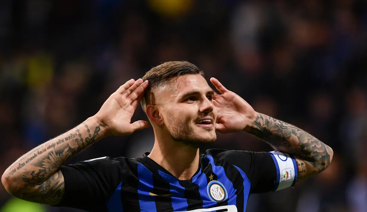 4. Mauro Icardi (Inter Milan)- 8 gol dan 2 assist (AFP/Miguel Medina)
