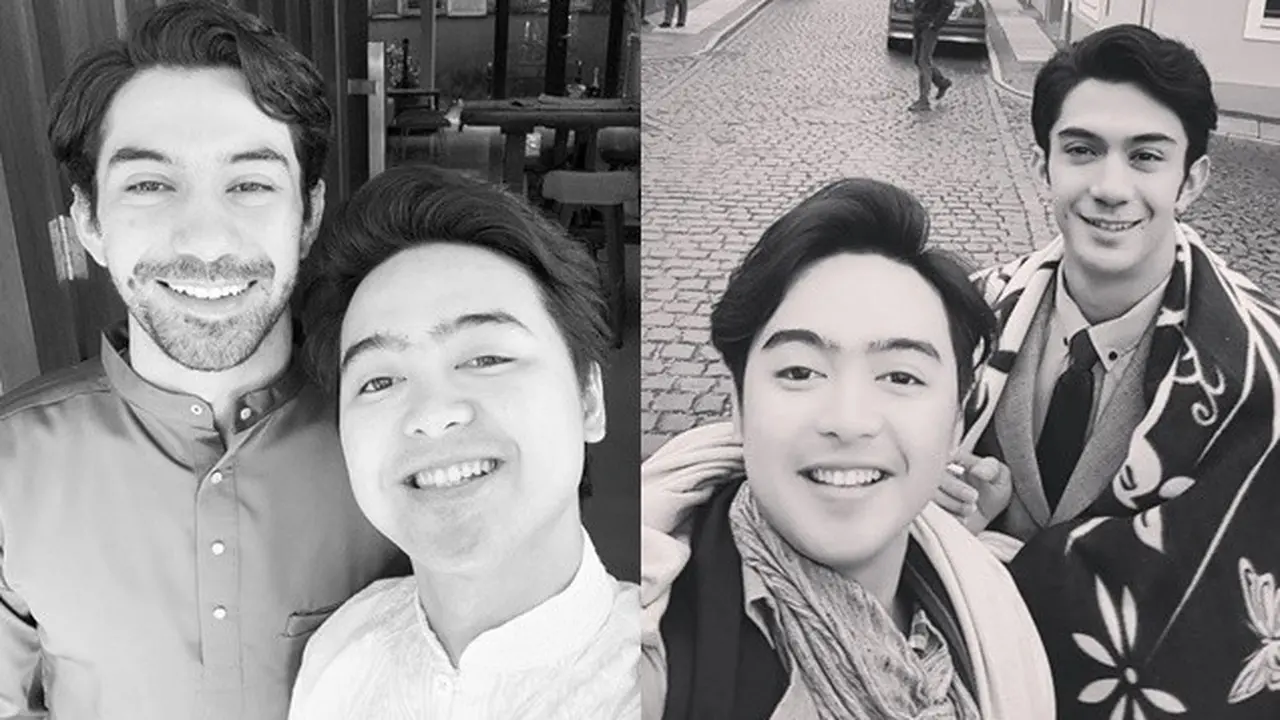 6 Momen Reza Rahadian Bersama Manajer, Kompak Bak Kakak Adik