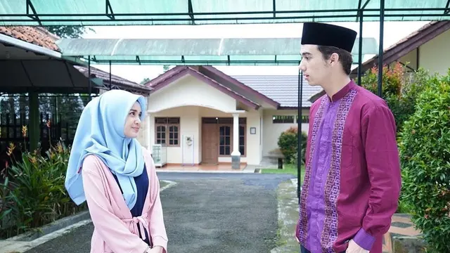 7 Pesona Michelle Ziudith Pakai Hijab saat Main Miniseri Magic Tasbih