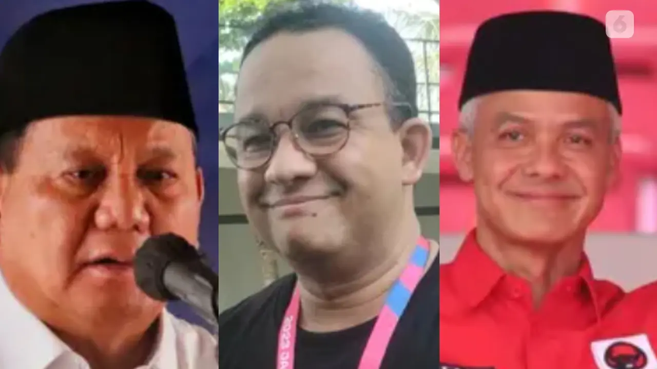 Three popular candidates of 2024 presidential election: Minister for Defense Prabowo Subianto, former Governor of DKI Jakarta Anies Baswedan, and Governor of Middle Java Ganjar Pranowo. Photo: Winda Nelfira/Angga Yuniar/Herman Zakharia