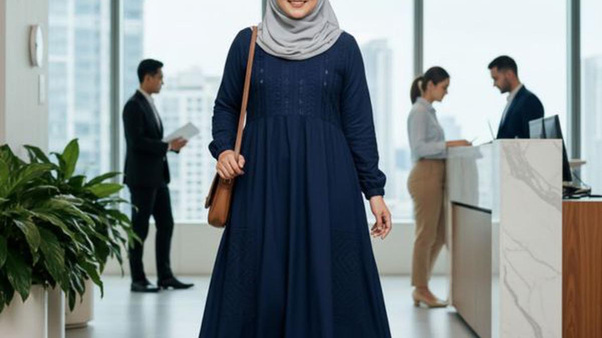 Tips Gamis untuk Muslimah Pekerja Plus Size, Bantu Penampilan Lebih Percaya Diri