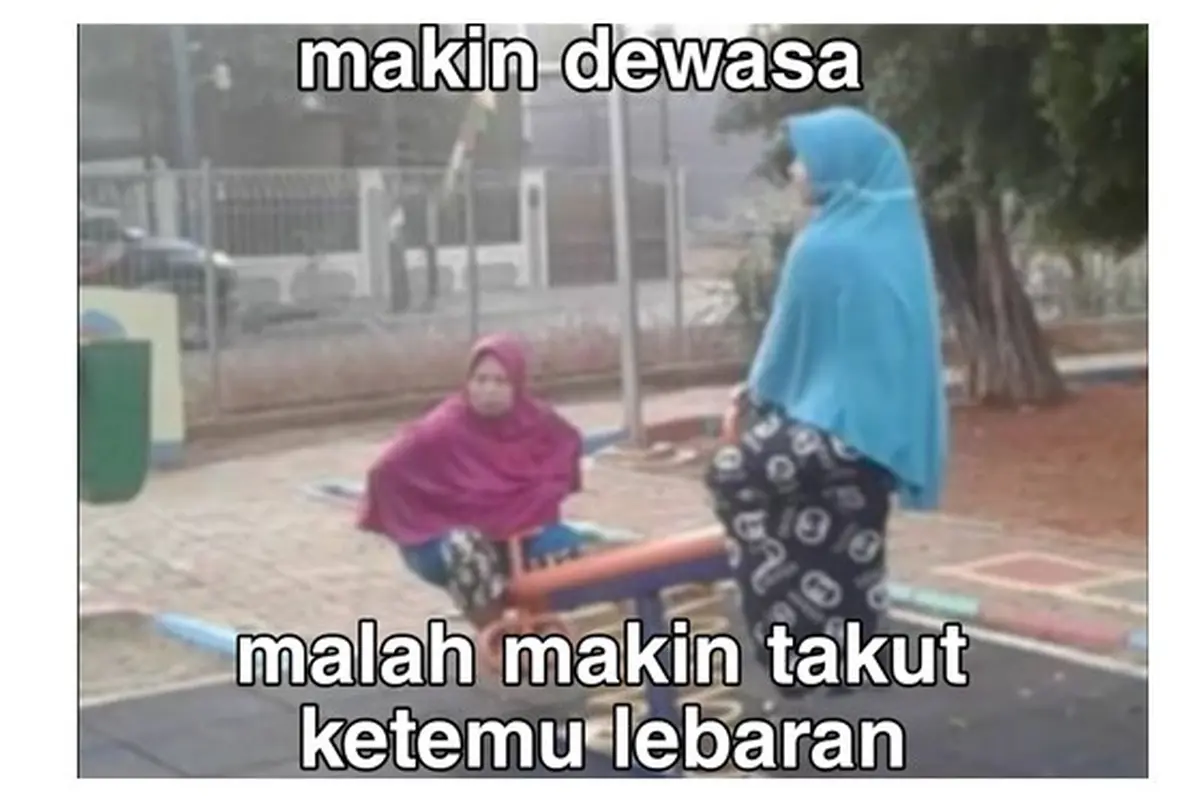 6 Meme Tidak Semangat Sambut Lebaran ketika Dewasa Ini Bikin Senyum